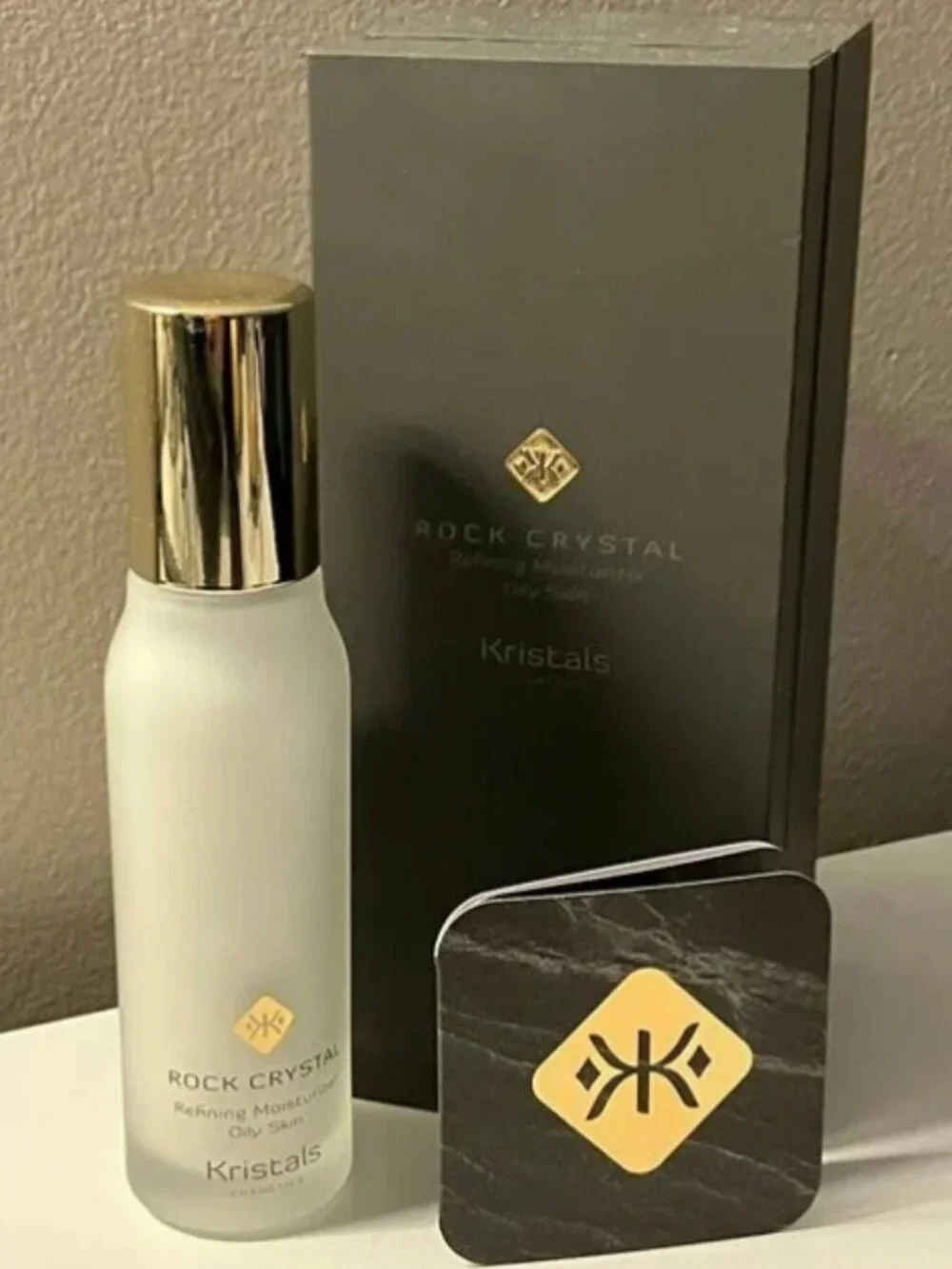 KRISTALS ROCK CRYSTAL REFINING MOISTURIZER OILY SKIN-1.7 fl oz /50 ml-NEW-SEALED